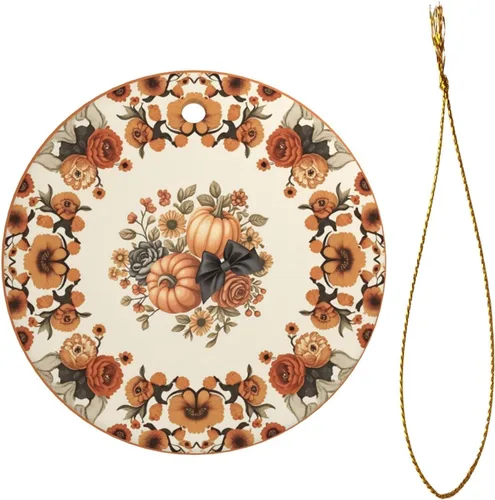 Miniatura 13 de Adornos colgantes de cerámica con sol dorado, colgantes de bolsa para mujer, decoración de interiores de automóvil, colgantes de árbol de Navidad