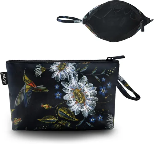 Miniatura 11 de Gloppie Bolsa de Maquillaje de Viaje Bolsas de Maquillaje para Mujeres Bolsa de Cosméticos Pequeña Bolsa de Maquillaje con Cremallera, S, Moda E