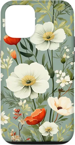 Miniatura 28 de Sage Green Flower Wildflower Pattern Floral Case for iPhone 17