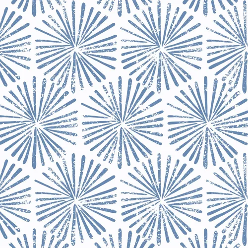 Guvana Papel Tapiz Despegar y Pegar de 17.3''×118'' Papel Tapiz Azul y Blanco Geométrico Moderno Papel de Contacto para Baño Dormitorio Rayado Papel