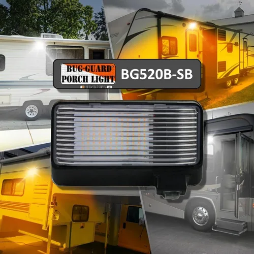 Miniatura 4 de BG520B-SB, toldo LED de doble color, de alto rendimiento, de larga duración con clasificación IP65, para porche con modos de color intercambiables