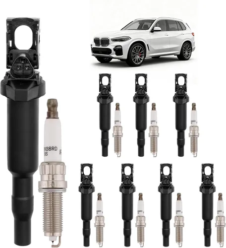 Miniatura 9 de Paquetes de Bobina de Encendido HQPASFY, Compatible con BMW 2002-2018 750li/550i/650i/750i, X5/X6, 545i/645ci/745i/745li, Alpina B6/B7/M5/M6 4.4L