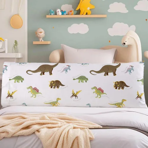 Miniatura 18 de MAG Juego de 2 fundas de almohada tamaño Queen de color blanco, 20 x 30 pulgadas, para niños, adolescentes