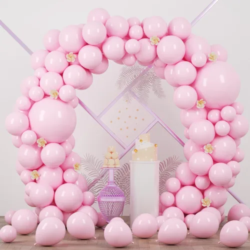 Miniatura 169 de Voircoloria - Globos azul bebé claro, paquete de 66 globos de 12 pulgadas de látex para fiestas para niños y niñas, para cumpleaños, baby shower, 16