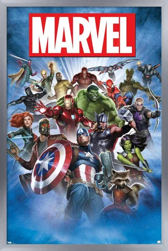 Miniatura 10 de Trends International Marvel Comics - Póster de pared con foto de grupo, 22.375 x 34 pulgadas, versión premium sin marco