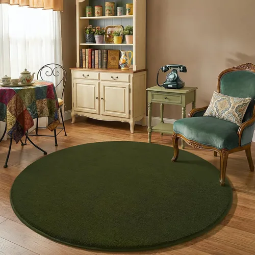 Miniatura 178 de Amearea Alfombras modernas para dormitorio, sala de estar, alfombra de espuma viscoelástica gruesa de 4 x 6 pies, alfombra de espuma viscoelástica