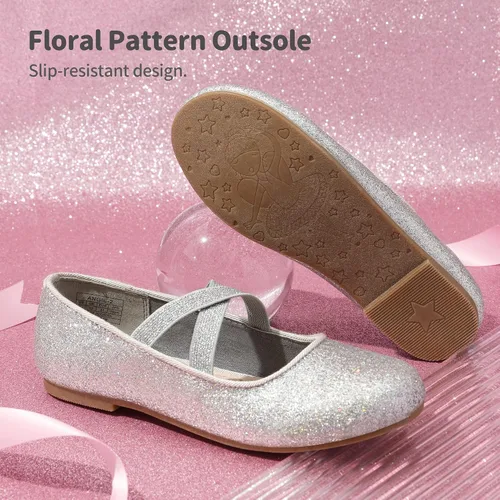 Miniatura 4 de DREAM PAIRS Zapatos de vestir de bailarina Mary Jane para niñas