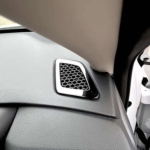 Miniatura 7 de MUXEE 2 piezas Cubierta de ventilación superior de tablero para Honda CRV 2023 2024 2025 2026 - ABS Negro brillante deportivo Accesorios interiores