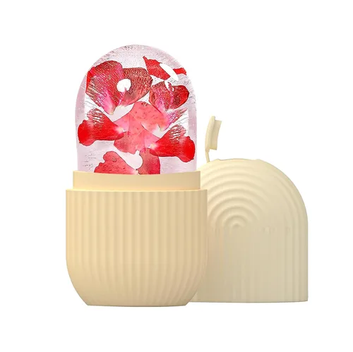 Miniatura 7 de Joyeee Rodillo facial de hielo, molde de silicona reutilizable, masaje facial, belleza facial, herramientas para el cuidado de la piel, aplica hielo