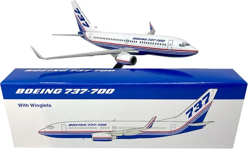Miniatura 4 de Boeing Demo (81-04) 737-700 Escala 1:200 - Modelo de avión de plástico Snap-Fit - Réplica coleccionable de Boeing Aircraft Parte #ABO-73770H-001