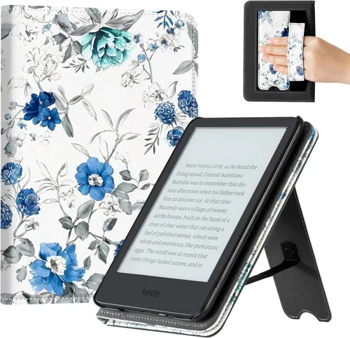 Miniatura 26 de CoBak Case for 6" E-Reader - PU Leather Smart Cover with Auto Sleep/Wake & Hand Strap