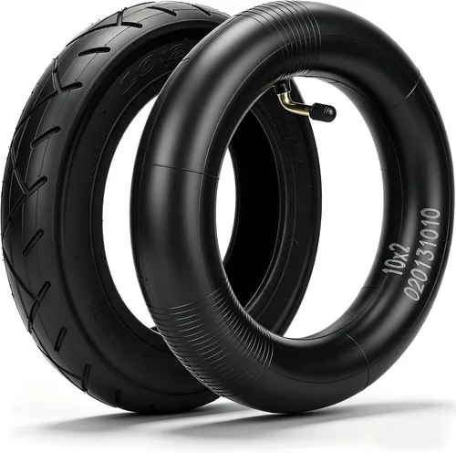 Neumático y tubo interior de 10 x 2.125, repuesto para scooter eléctrico inteligente de 2 ruedas, triciclo de 10 pulgadas, cochecito de triciclo