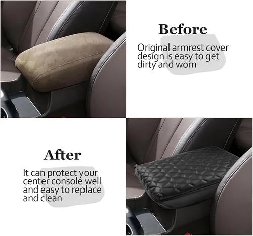 Miniatura 5 de SKTU para 2019 2020 Hyundai Santa Fe Cojín de Reposabrazos de Consola Central 2020 Santa Fe TM Funda para Caja de Asiento Cojín Suave de Consola