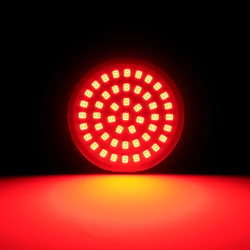 Miniatura 5 de Rogue Rider Industries - Señales de giro LED traseras SOLAMENTE (1156) - ETIQUETA NEGRA EDICIÓN ESPECIAL - Luces direccionales LED rojas