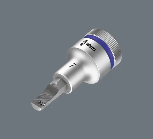 Miniatura 3 de WERA 05003383001 8740 A HF Zyklop Bit Socket con función de sujeción, 1/4" Drive, 1/8" x 1.102 in