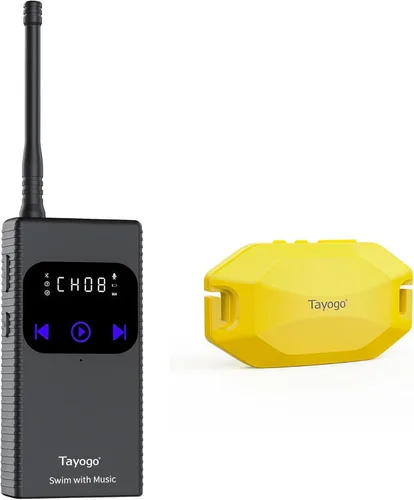 Miniatura 11 de Tayogo Combo de música de natación T6+W18 – Reproductor MP3 de natación impermeable + transmisor Bluetooth No es necesario descargar música
