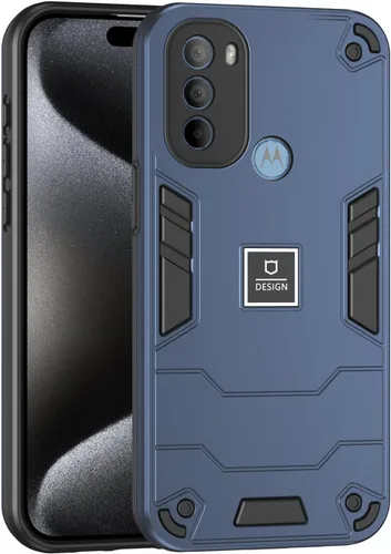 Miniatura 284 de Funda compatible con Huawei Y9 Prime (2019), compatible con Huawei Y9 Prime (2019) 4G STK-L21 2 en 1 [PC duro + TPU], funda de teléfono azul