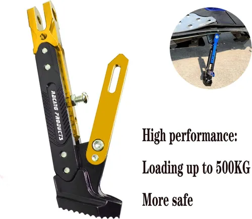Miniatura 7 de Soporte de patas de motocicleta universal de aleación de aluminio de alta calidad, ajustable, para motocicleta, scooter, soporte de trípode