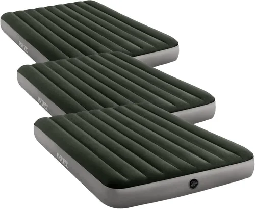 Miniatura 17 de Intex Colchón de aire 64109E Dura-Beam Standard Prestige: Fiber-Tech - Tamaño Queen - Altura de la cama de 10 pulgadas - Capacidad de peso de 600