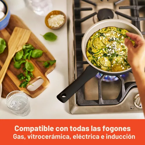 Miniatura 8 de BELLA - Juego de 7 piezas de utensilios de cocina con revestimiento antiadherente EverGood™ de cerámica, apto para lavavajillas y horno, compatible