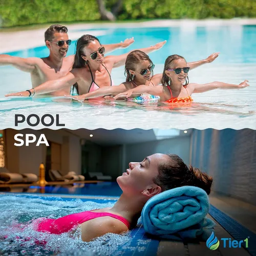 Miniatura 7 de Tier1 Cartucho de filtro para piscina y spa, paquete de 2 Reemplazo para piscinas Intex 29000E/59900E tipo A o C Easy Set, C-4607, PC7-120, Filbur