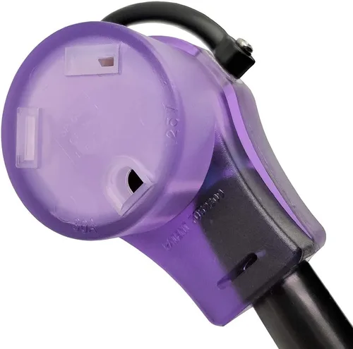 Miniatura 3 de Parkworld Cable de extensión RV 30A NEMA TT-30 con asa, Camper 30amp TT-30P a TT-30R (100 pies)
