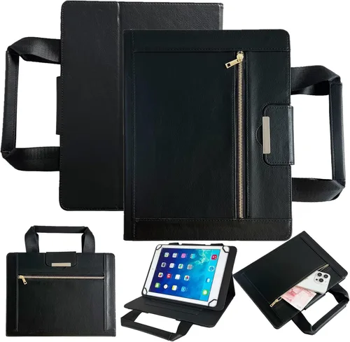 Miniatura 21 de Dteck Funda universal para tablet de 7.9 a 8.4 pulgadas, funda plegable de piel con tapa para Onn de 8 pulgadas, Samsung Galaxy Tab 8.0 pulgadas 8.4