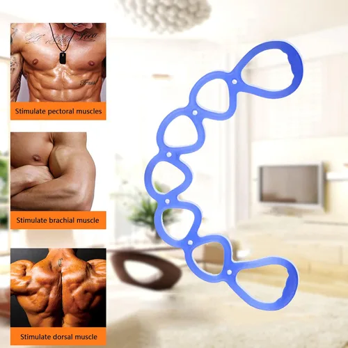 Miniatura 3 de Banda de ejercicio de resistencia elástica de 7 anillos, bandas de entrenamiento de BetterJonny para yoga, ejercicios de pies, piernas y brazos
