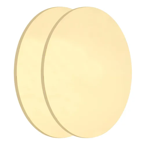 Miniatura 38 de MECCANIXITY 2 Piezas Placa Redonda de Latón, 150mm (5.91") de Diámetro Láminas de Cobre Puro, Lámina de Metal de Latón Cobre H62 de 0.5mm