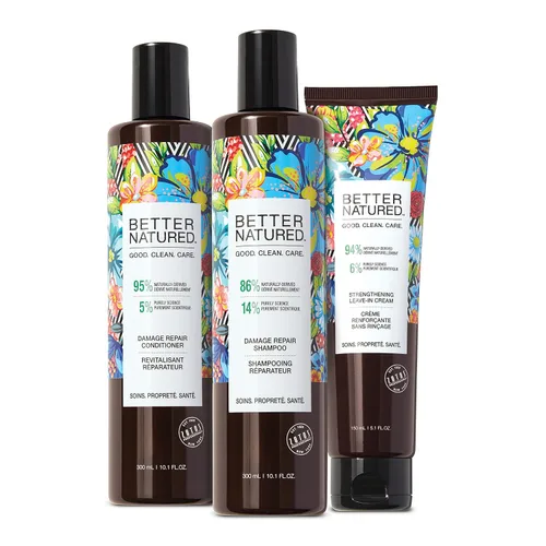 Miniatura 11 de Better Natured Damage Repair Shampoo and Conditioner Restore Moisture, Shine & Vitality Dry, Damaged, Coarse Hair Vegan Paraben Free