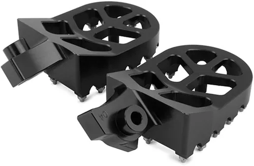 Miniatura 7 de AnXin Estriberas Estriberas Reposapiés Pedales Apoyos CNC para Z50R 80-99 XR50R 00-03 XR70R 97-03 XR80R XR100R 85-03 CRF80F CRF100F 04-13 Negro