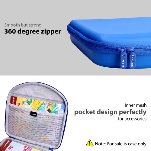 Miniatura 6 de LTGEM - Funda rígida para sistema de lectura y escritura Leapfrog LeapReader, color azul