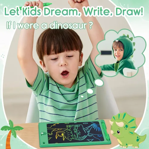 Miniatura 4 de FLUESTON Juguetes Tableta LCD de Escritura para Niños Pequeños, Juguetes para Niños y Niñas de 3, 4, 5, 6, 7, 8 Años, 8.8 Pulgadas, 1 Unidad en 1