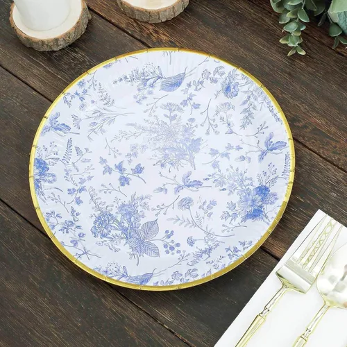 Miniatura 31 de Efavormart - Paquete de 50 platos redondos de bagazo biodegradables blancos de 7 pulgadas, compostables, ecológicos, desechables, aperitivos, Tipo 17