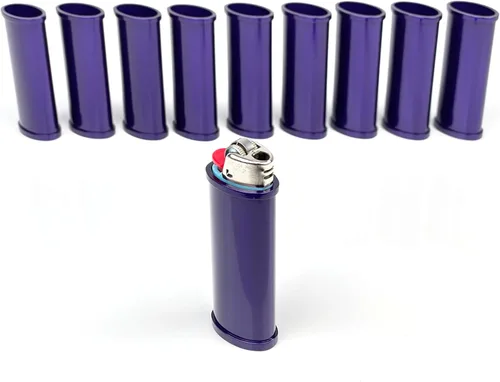 Miniatura 12 de DIYLuxury - Funda de metal negro mate para encendedor BIC Standard J6 EZ Reach Lighter EZ Reach Lighter, resistente, reutilizable, paquete de 10