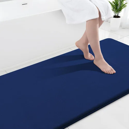 Miniatura 56 de Smiry Tapetes de Baño de Espuma Viscoelástica 36 x 24 pulgadas, Tapetes de Baño Extra Suaves y Absorbentes, Alfombra Antideslizante Lavable