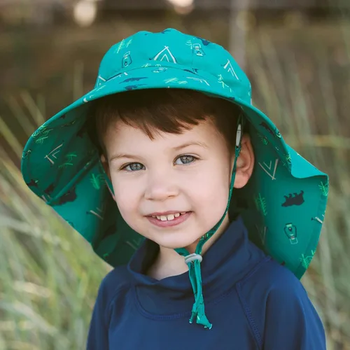 Miniatura 5 de JAN & JUL Sombreros de sol de secado rápido UPF 50+ para niños