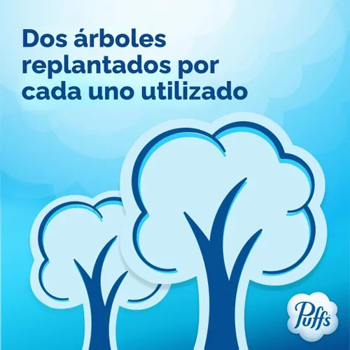 Miniatura 10 de Puffs - Pañuelos faciales ultra suaves, 1 caja de tamaño familiar, 124 pañuelos faciales por caja