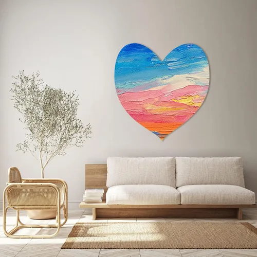 Miniatura 5 de PATIKIL Paquete de 4 paneles de madera con forma de corazón de 8 x 8 pulgadas, paneles de arte en blanco estirados para pintura acrílica, óleo