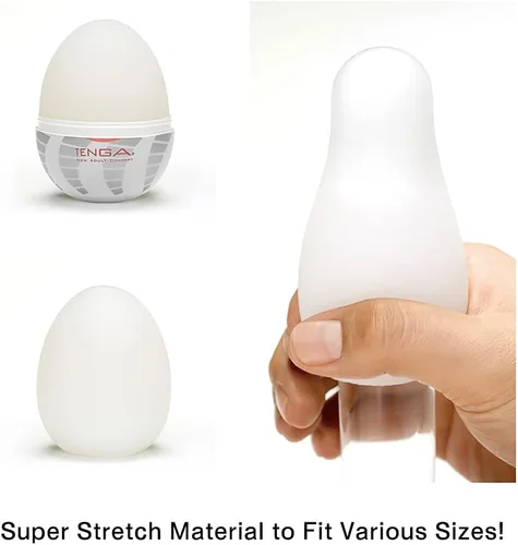 Miniatura 3 de TENGA Huevo desechable, de uso único, súper elástico, masturbador masculino, tornado (paquete de 2)