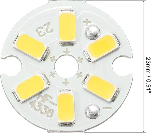 Miniatura 2 de MECCANIXITY COB - Bombilla de chip de luz LED 3W 120lm 4000-4500K 0.906 in 9-11VDC Bombilla de ahorro de energía para foco, reemplazo de reflector