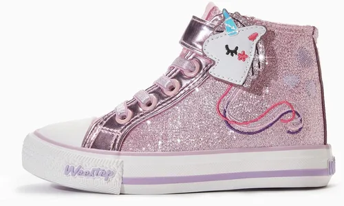 Miniatura 2 de Weestep Girls ToddlerLittle Kid Glitter Unicorn Bow Sneaker Shoe