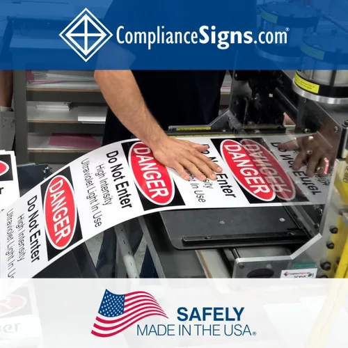 Miniatura 6 de ComplianceSigns. com PRECAUCIÓN El generador de espera comienza automáticamente la etiqueta de OSHA, 5x3.5 pulgadas 4-Pack de vinilo