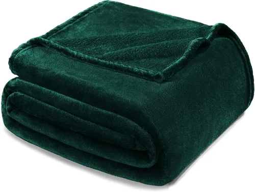 Miniatura 41 de Exclusivo Mezcla Manta de vellón para sofá, cama, súper suave y cálida, para uso en todas las estaciones, acogedora, afelpada, ligera, azul hielo