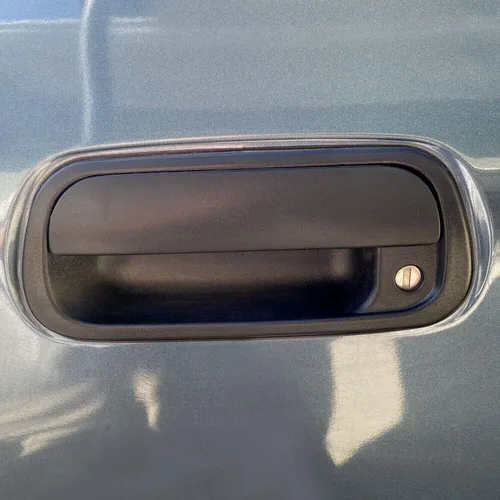 Miniatura 2 de Manija de portón trasero para Toyota para Tundra Base/Limited/SR5 2000-2006 Puerta trasera para coche texturizado camión trasero negro 690900C030