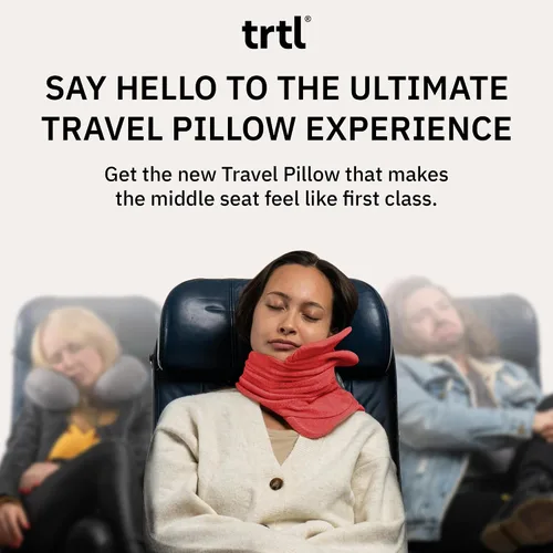Miniatura 2 de Almohada Trtl probado científicamente super suave cuello apoyo almohada de viaje se puede lavar a máquina