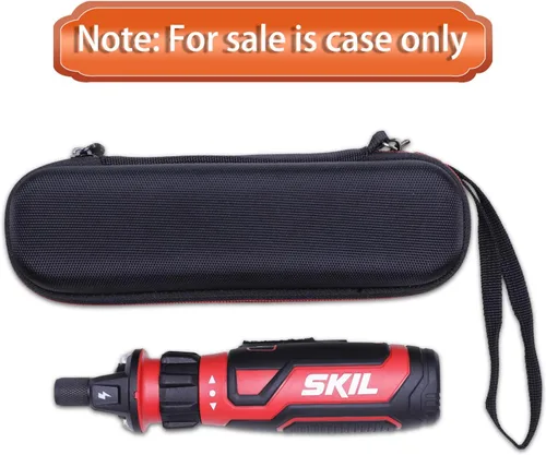 Miniatura 3 de LTGEM - Funda rígida para SKIL SD561201 destornillador inalámbrico recargable de 4 V, bolsa de transporte protectora de viaje (solo estuche)