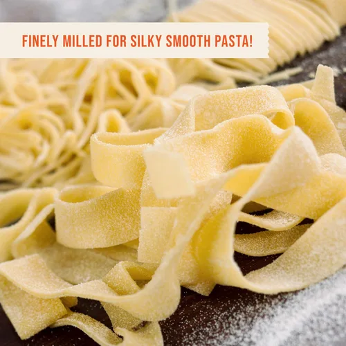 Miniatura 5 de Harina de pasta 100% orgánica, 00 harina para hornear, 5 libras