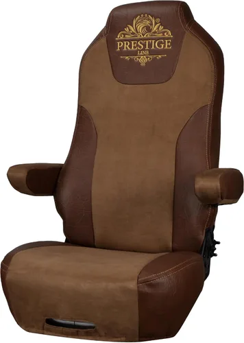 Fundas para Asientos de Camiones para Kenworth Modelo T680, T880, W990 Marrón Brazos Largos 17" - Protección para Asientos de Camiones - Accesorios