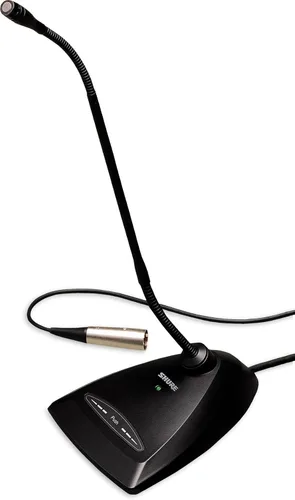 Miniatura 3 de Micrófono Shure MX405LP/C de condensador cardioide, cuello de cisne de 5" con indicador de estado bicolor, menos preamplificador